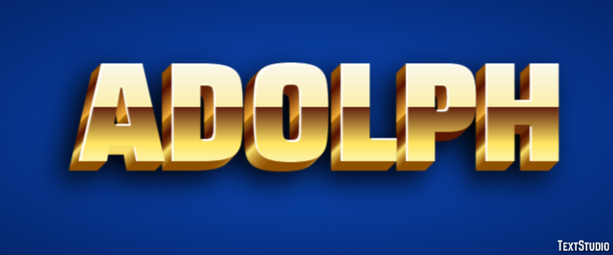 Adolph Text Effect