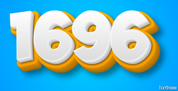 1696 Text Effect