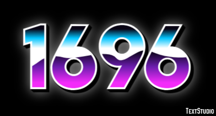 1696 Text Effect