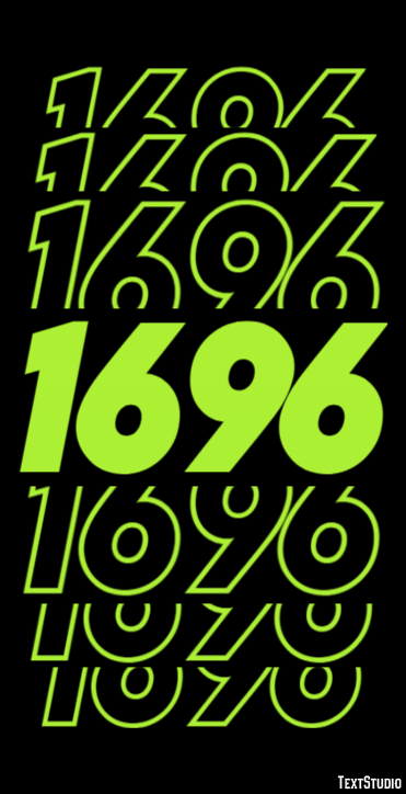 1696 Text Effect