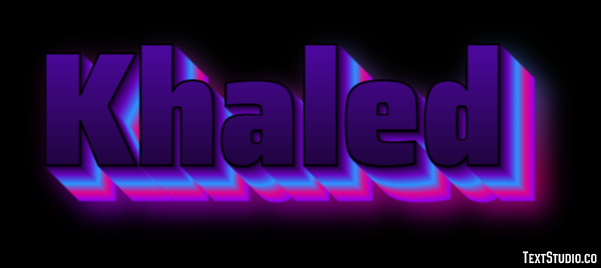 Khaled Texteffekt
