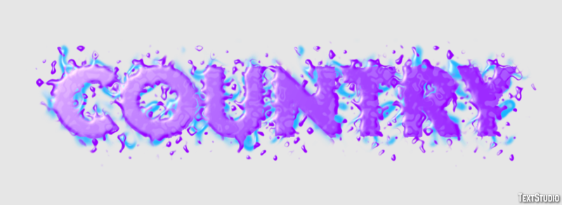Country Effet de Texte