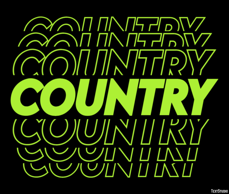Country Effet de Texte