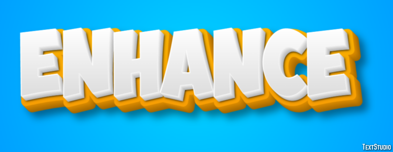 Enhance Efecto de Texto