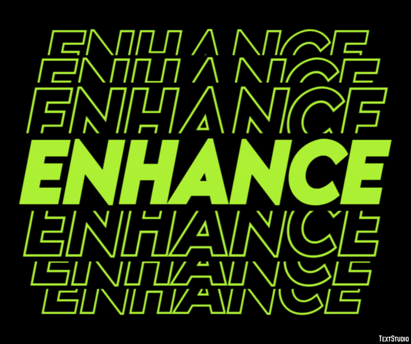 Enhance Text Effect