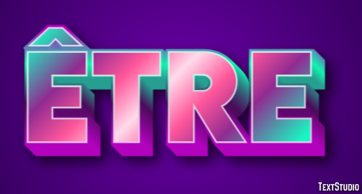 être Effet de Texte