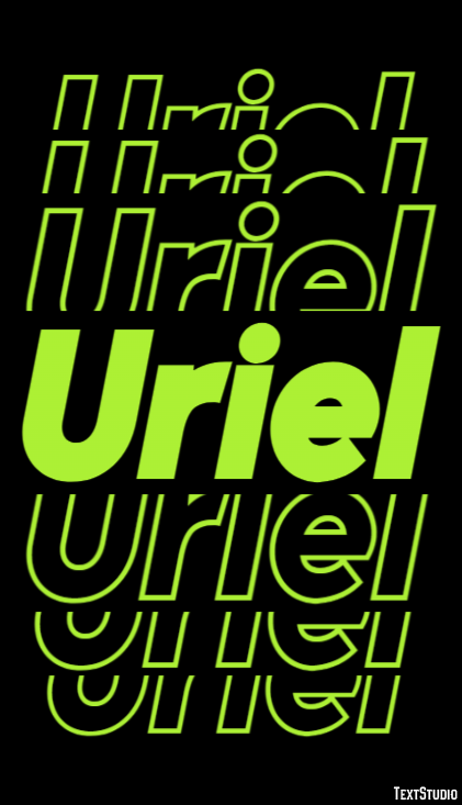 Uriel Efecto de texto