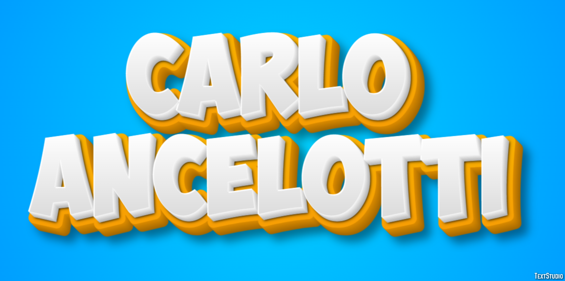 Carlo Ancelotti Text Effect