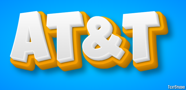 AT&T テキスト効果