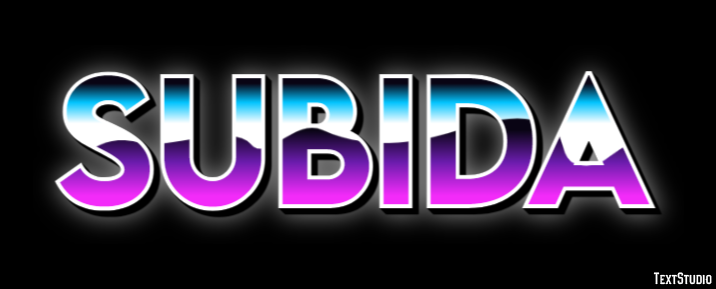 Subida Text effect