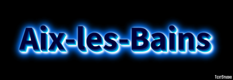 Aix-les-Bains Effetto testo