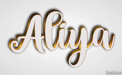 Aliya Effetto testo
