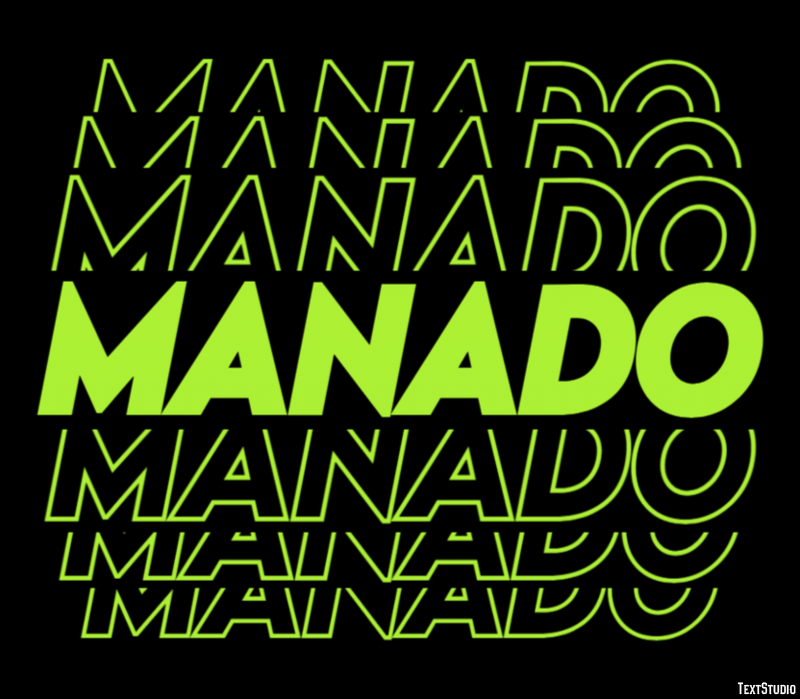 Manado Efekt tekstowy