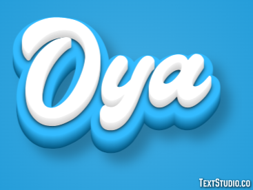Oya Efekt tekstowy