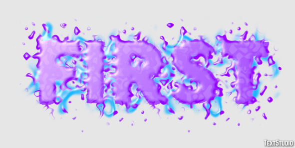 First Efecto de Texto