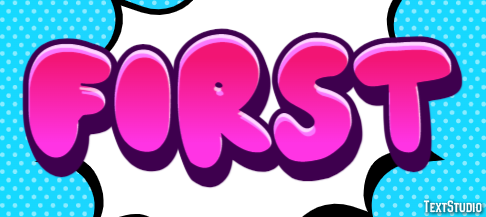 First Efecto de Texto