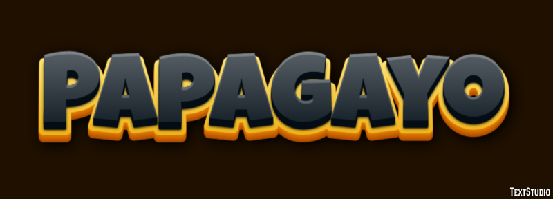Papagayo Tekst Effect