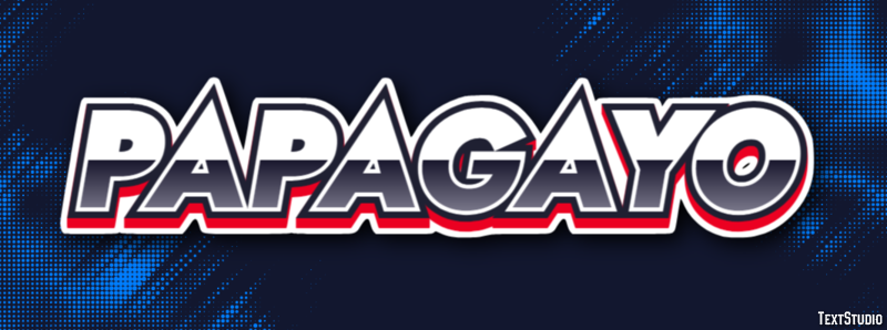 Papagayo Эффект текста