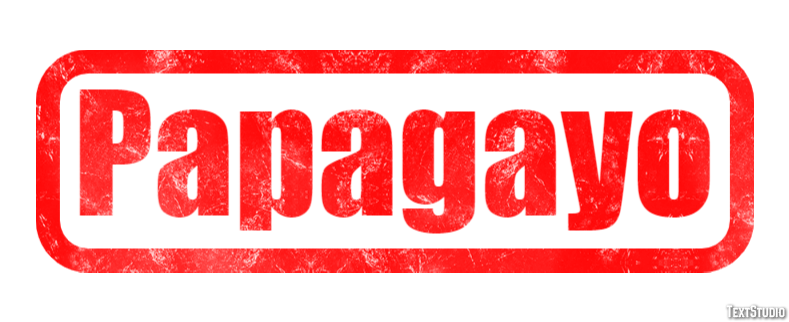 Papagayo Efecto de texto