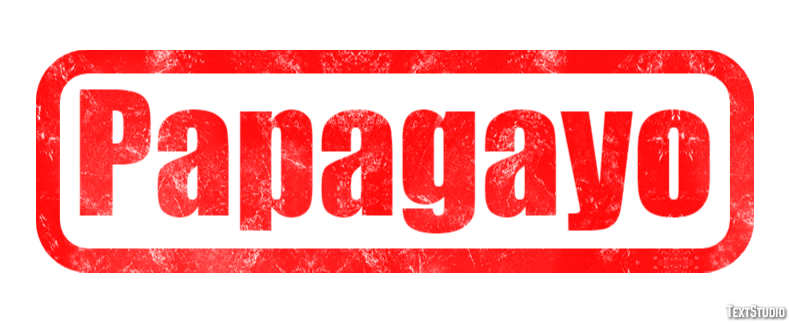 Papagayo Эффект текста
