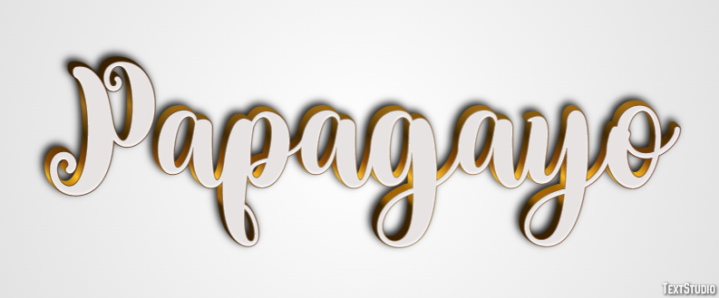 Papagayo Tekst Effect