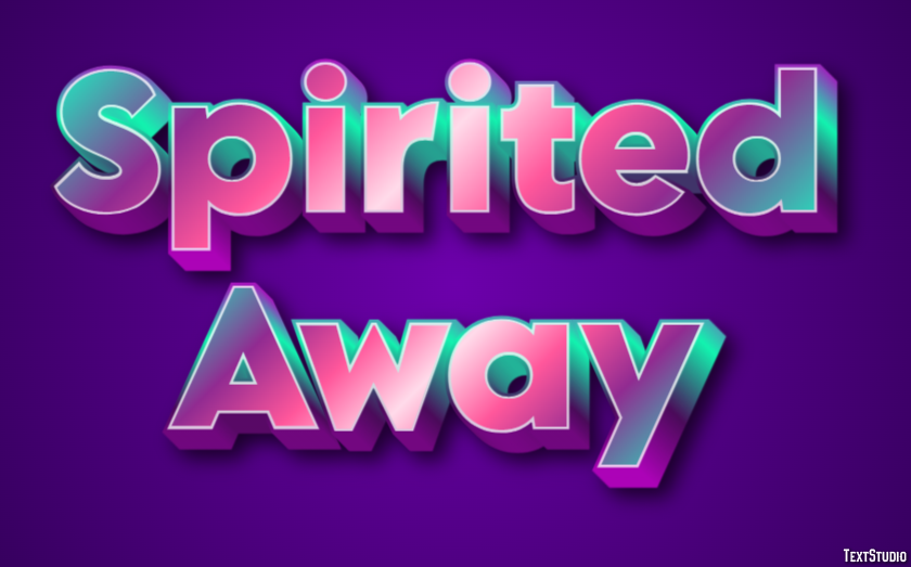 Spirited Away Text Effect