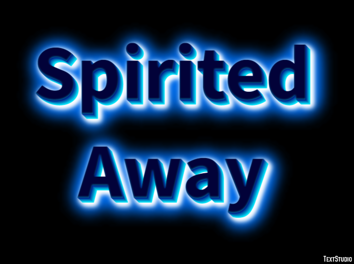 Spirited Away Text Effect