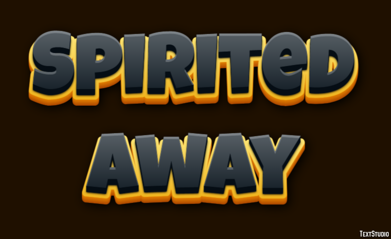 Spirited Away Text Effect