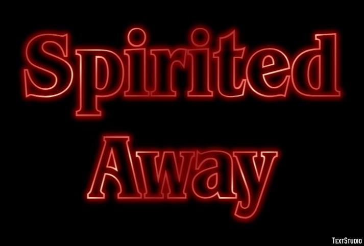 Spirited Away Text Effect