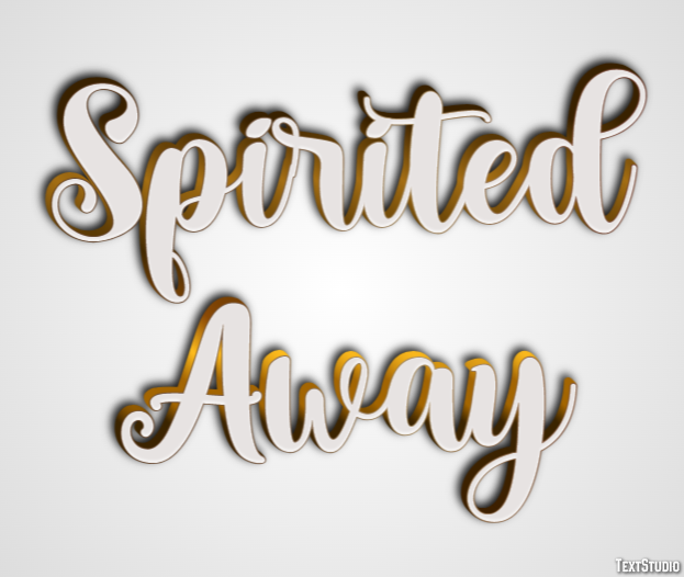 Spirited Away Text Effect