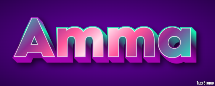 Amma Text Effect