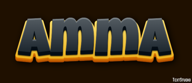 Amma Texteffekt