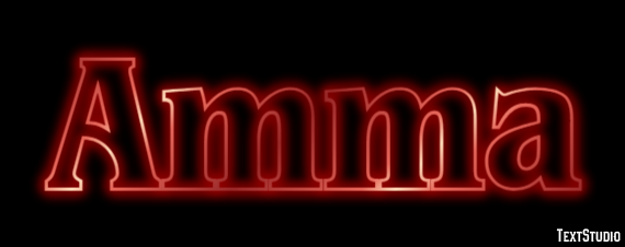 Amma Text Effect