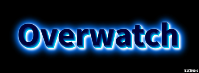 Overwatch Effetto testo