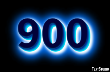900 Text Effect