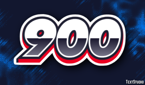 900 Text Effect