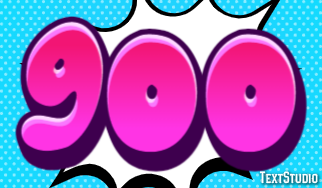 900 Text Effect