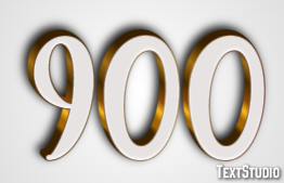 900 Text Effect