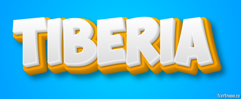 Tiberia Эффект текста