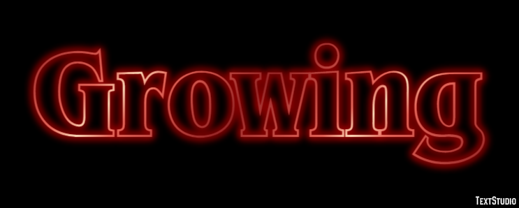 Growing Text Effect
