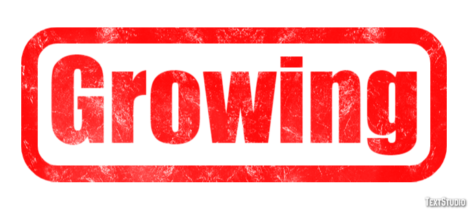 Growing Effet de Texte