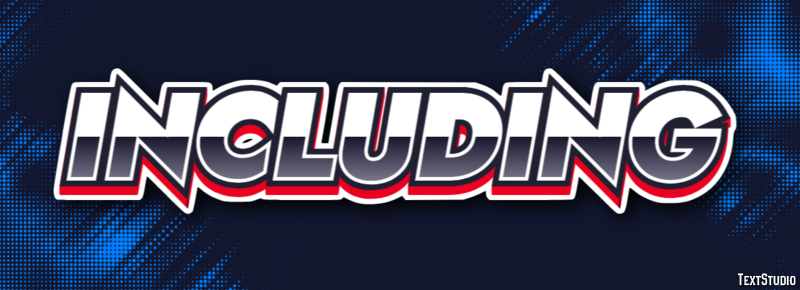Including Text effect