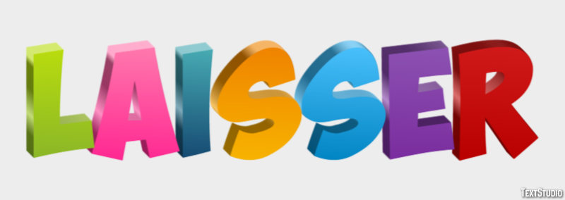 Laisser Effet de texte