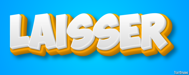 Laisser Effet de texte