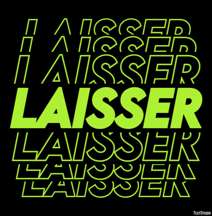 Laisser Efeito de texto