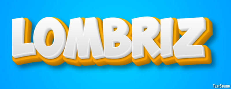 Lombriz Efecto de Texto