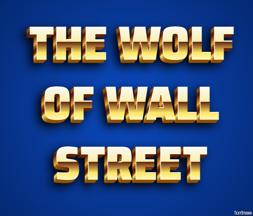 The Wolf of Wall Street Metin Efekti