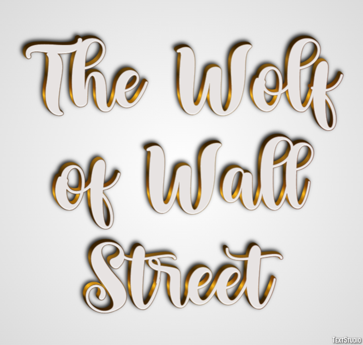 The Wolf of Wall Street Metin Efekti