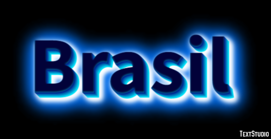 Brasil Text Effect