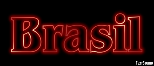 Brasil Efeito de texto